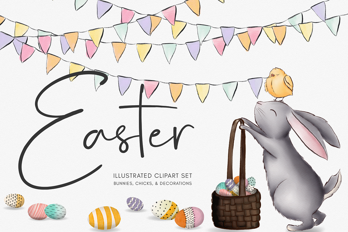 Easter Characters | Sweet Spring, a Seasonal Illustration by Wooly Pronto (Photo 1 of 6)