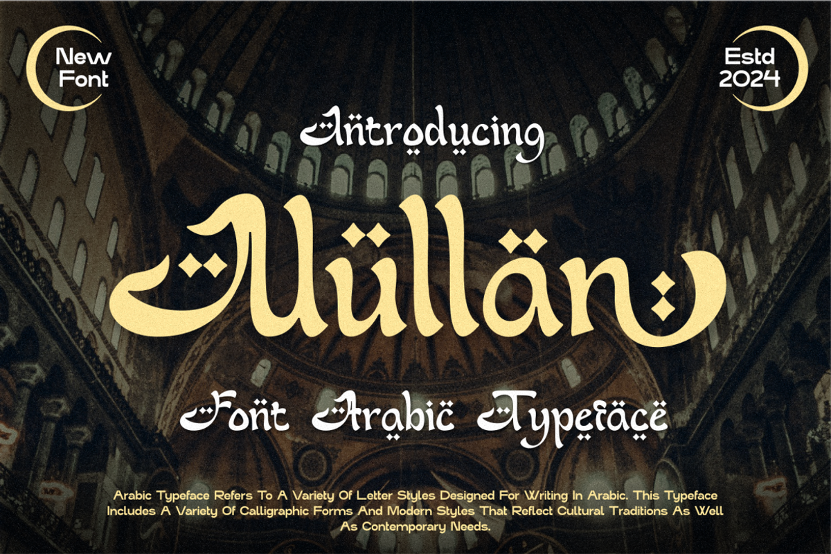 Nullan - Font Arabic Typeface, a Handwritten Font by MaikoHatta (Photo 1 of 7)
