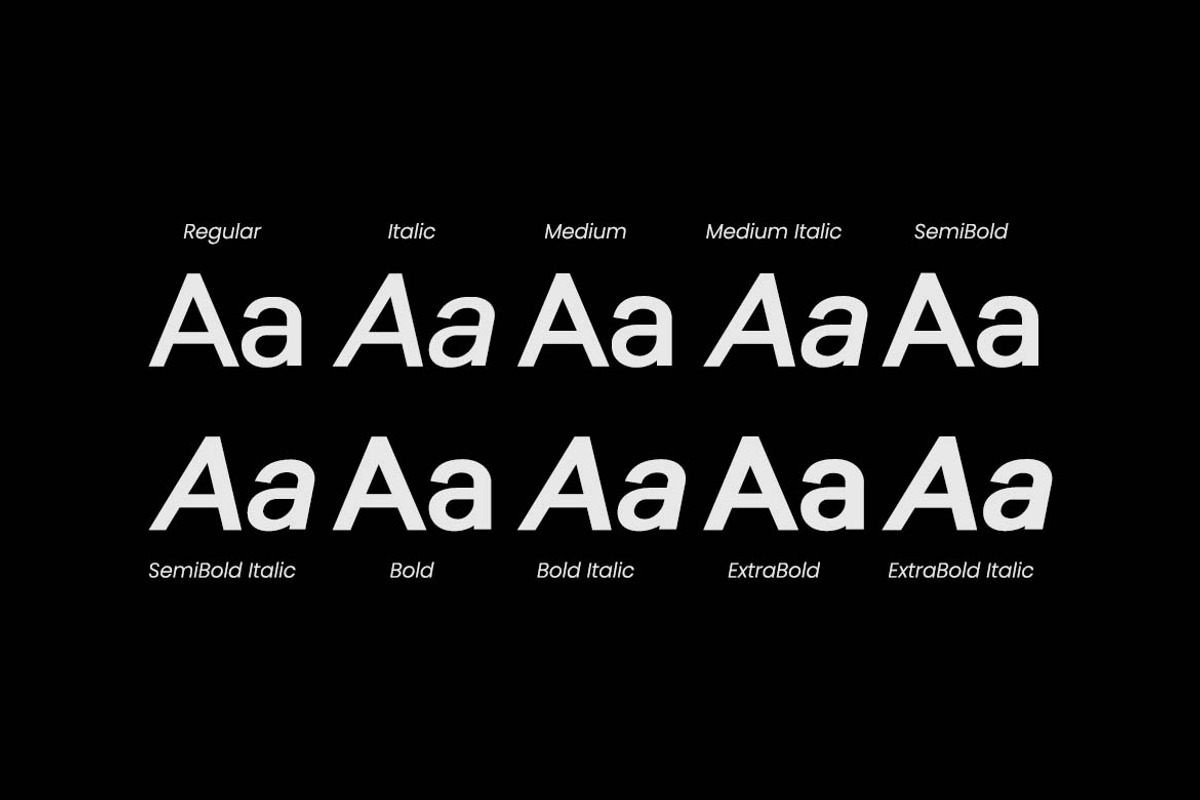 Stenz Graxon Pro Family Font, a Sans Serif Font by UICreative (Photo 3 of 13)