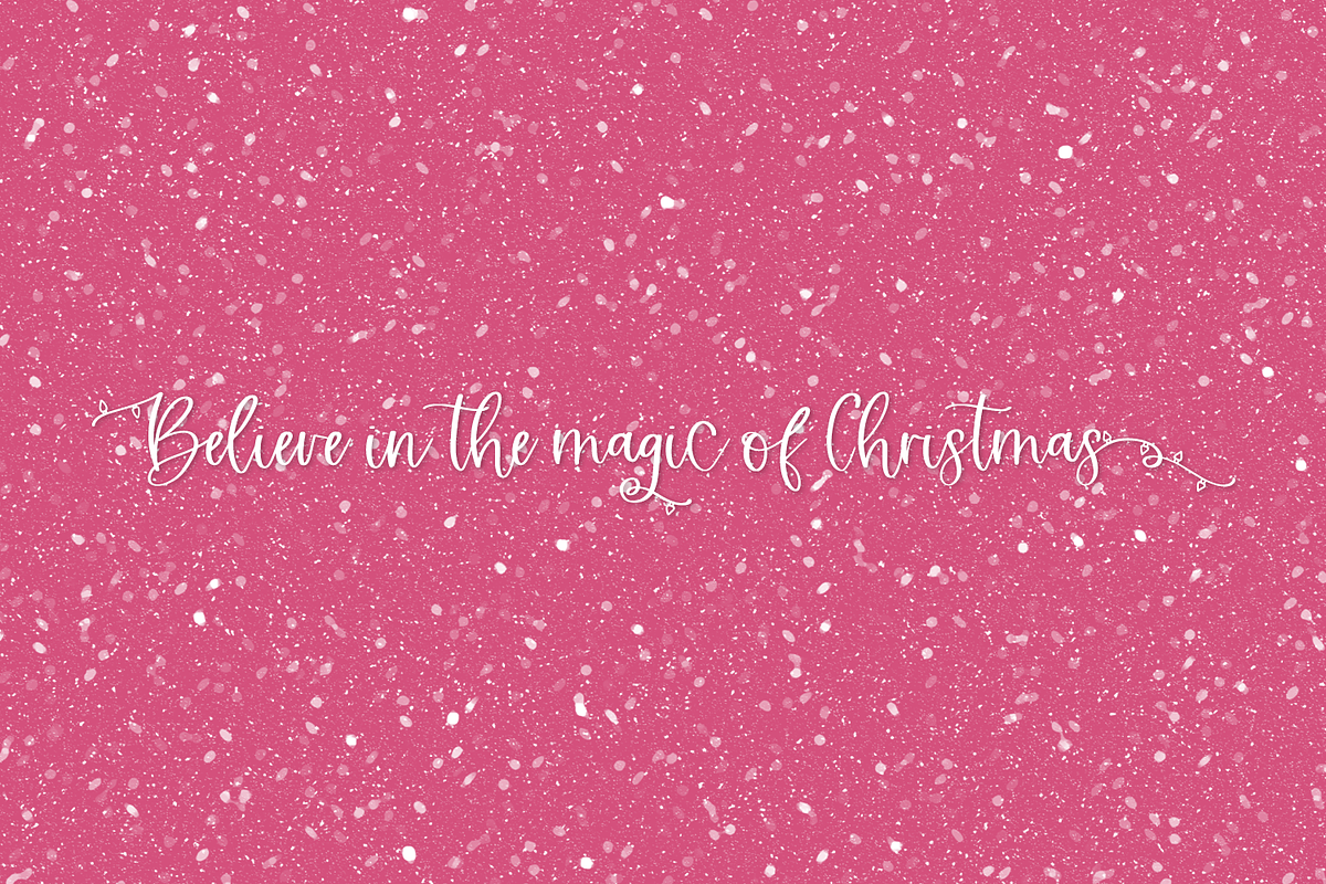 Christmas Cheer Script, a Handwritten Font by Beck McCormick (Photo 7 of 10)