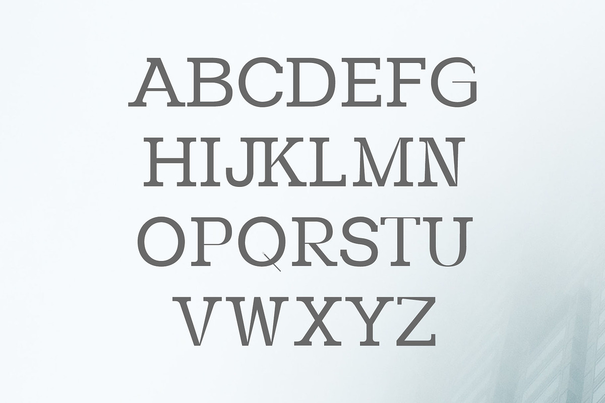Paulose Modern Serif Font Family, a Serif Font by Symufa (Photo 2 of 7)