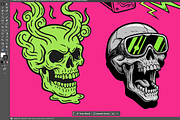 Neon Horror Vector Pack 2025, an Illustration by NH graphic (Thumbnail 3 of 5)