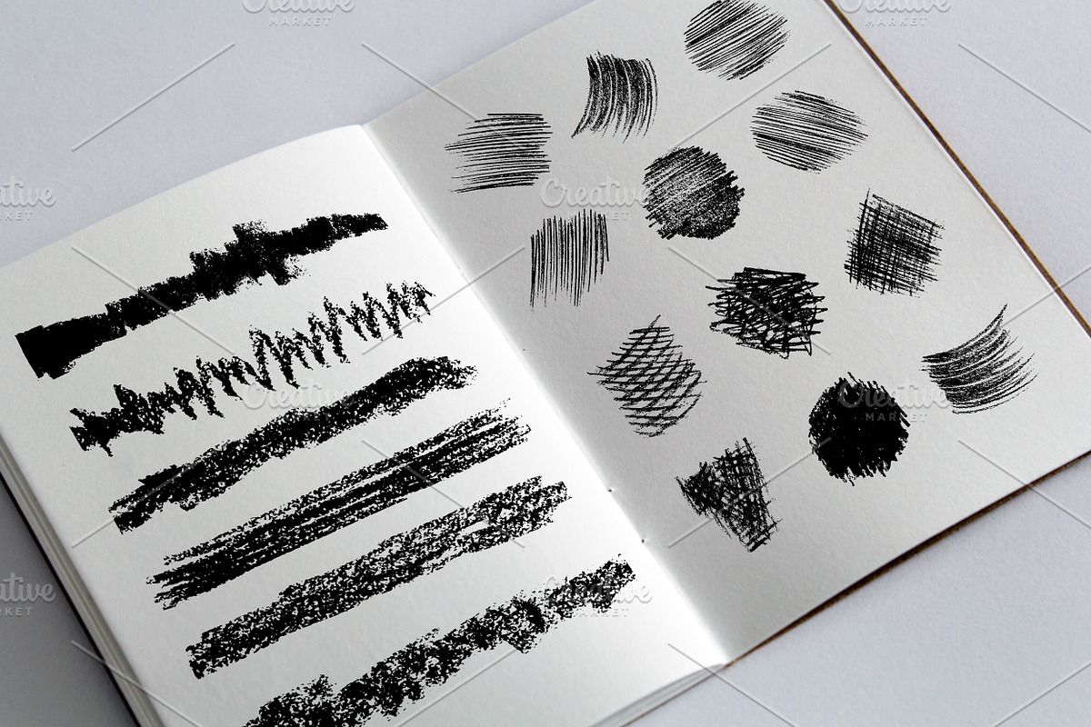 Hand Drawn Textures Collection, a Texture Graphic by IRSYART (Photo 2 of 6)