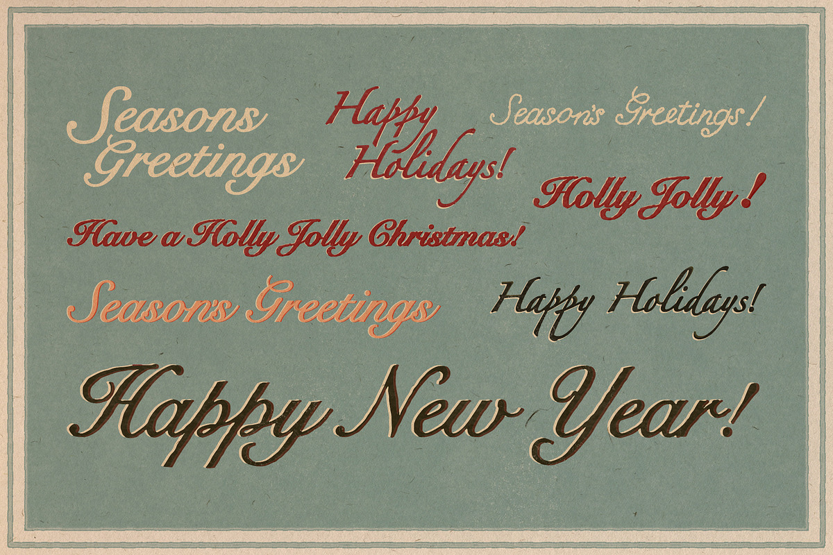 Vintage Christmas illustration pack, a Seasonal Illustration by Paper Cherry (Photo 6 of 19)
