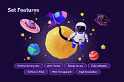 3d Space  Set Illustration, a 3D by 35lab (Thumbnail 3 of 6)