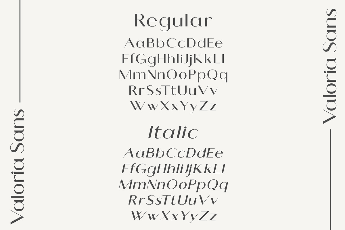 Valoria Sans, a Sans Serif Font by Prestige Artsy Studio (Photo 3 of 8)