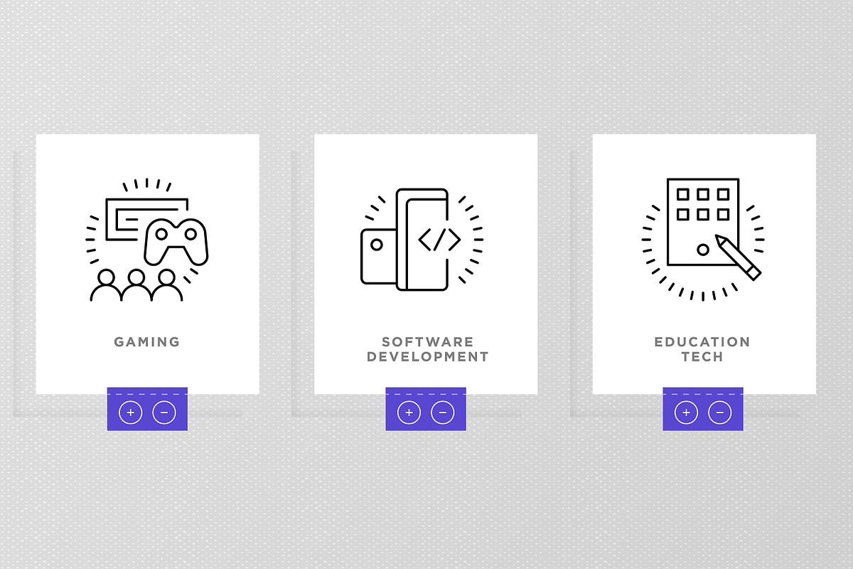 Growing Industry Icons, an Outline Icon by Vineta Rendon (Photo 3 of 10)