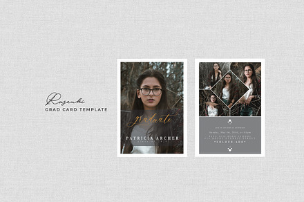 Grad Card Template, a Card Template by Peunayah