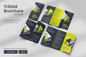 All Purpose Trifold Brochure 02, a Brochure Template by WheelieMonkey