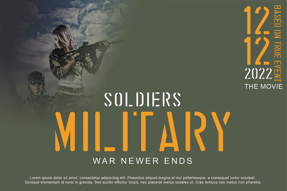 STENCIL ARMY Military Font, a Symbol Font by WAP (Photo 2 of 7)