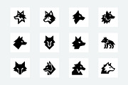 Wolf Head Silhouette Vector Bundle, an Animal Illustration by Vectorium Studio (Thumbnail 3 of 4)