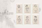 Oh My Gods! 24 Illustrations of Gods, a Decorative Illustration by Cosmic Store (Thumbnail 5 of 13)