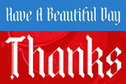 Bold Riot - Modern Blackletter, a Blackletter Font by timelesstype.co (Thumbnail 20 of 20)