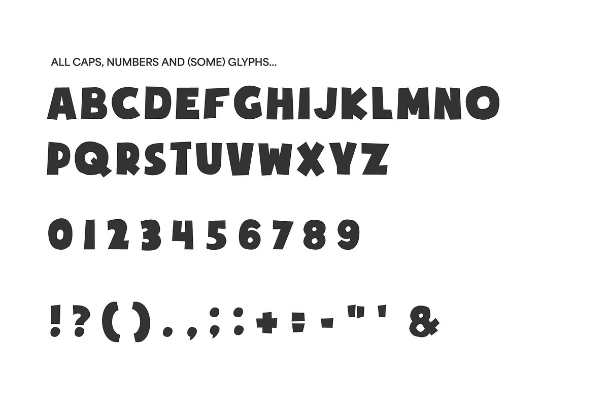 Barry Caramel | Hand drawn font, a Sans Serif Font by Supersimbo © (Photo 7 of 8)