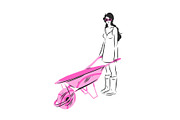 Garden graphics, a Person Illustration by Anastasy_helter (Thumbnail 7 of 18)