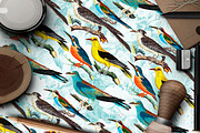 Digital paper antique birds 1, a Pattern Graphic by JAY MID IMAGE (Thumbnail 5 of 5)