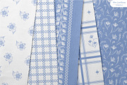 Blue Cornflower - Seamless Patterns, a Pattern Graphic by Milky April (Thumbnail 2 of 6)