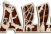 HALLOWEEN Wall art Decoration Files, a Design Template by LaserCutano (Thumbnail 5 of 9)