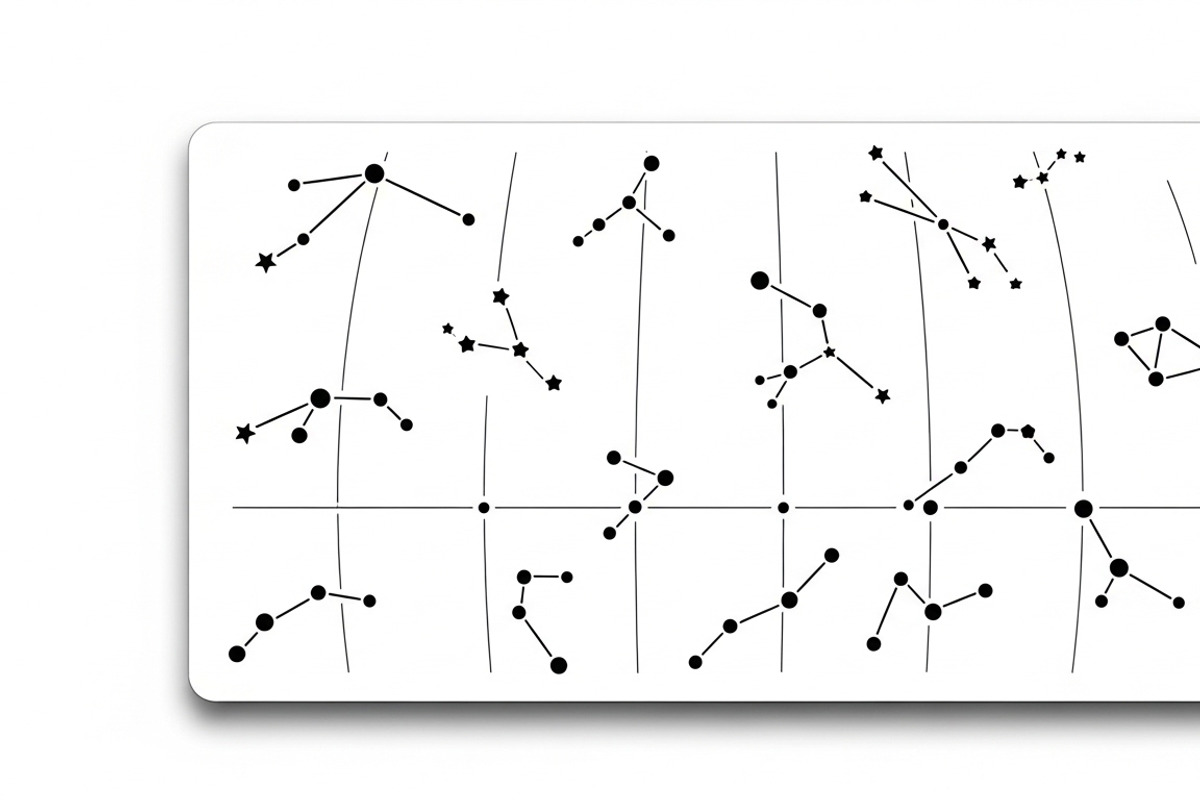 Elegant custom star map wall panel, an Illustration by Amazin_art (Photo 12 of 36)