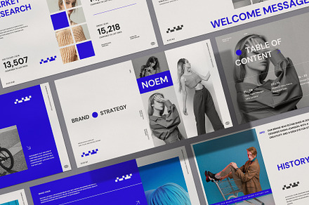 Noem Brand Strategy - Powerpoint, a Presentation Template by Surotype