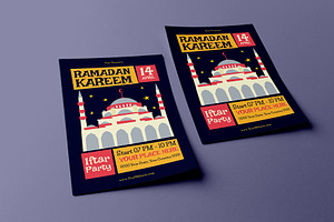 Ramadan Kareem Iftar Party Flyer