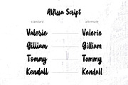 Alfissa - Brush Font, a Script Font by Weape Studio (Thumbnail 5 of 8)