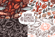Hand Drawn Seafood Collection, a Food Illustration by alexrockheart (Thumbnail 2 of 4)