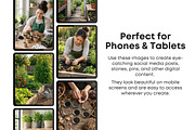 Gardening Stock Photo, a Person Photo by Selenique Studio (Thumbnail 5 of 12)