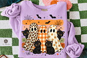 Halloween Ghost Cats PNG,Black Cat, an Object Illustration by Libby Wishes (Thumbnail 1 of 3)