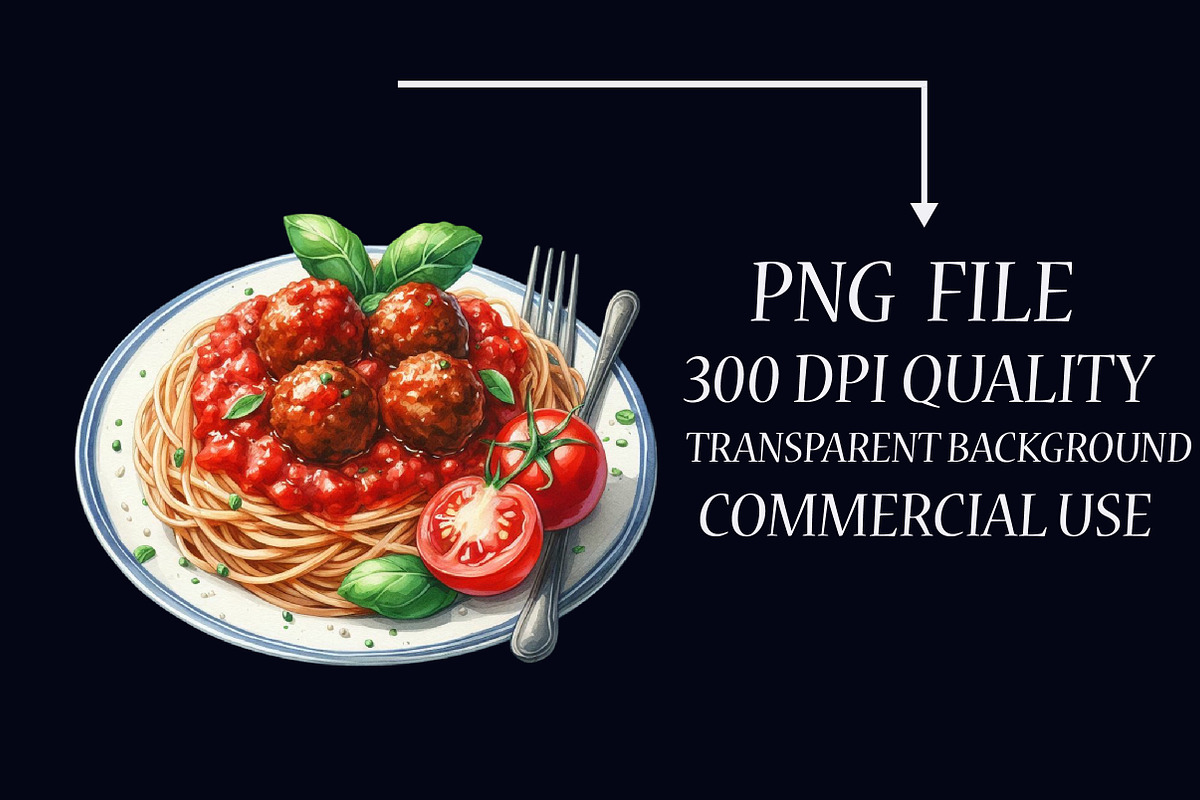 Watercolor Italian Food Clipart, an Illustration by Libby Wishes (Photo 4 of 6)