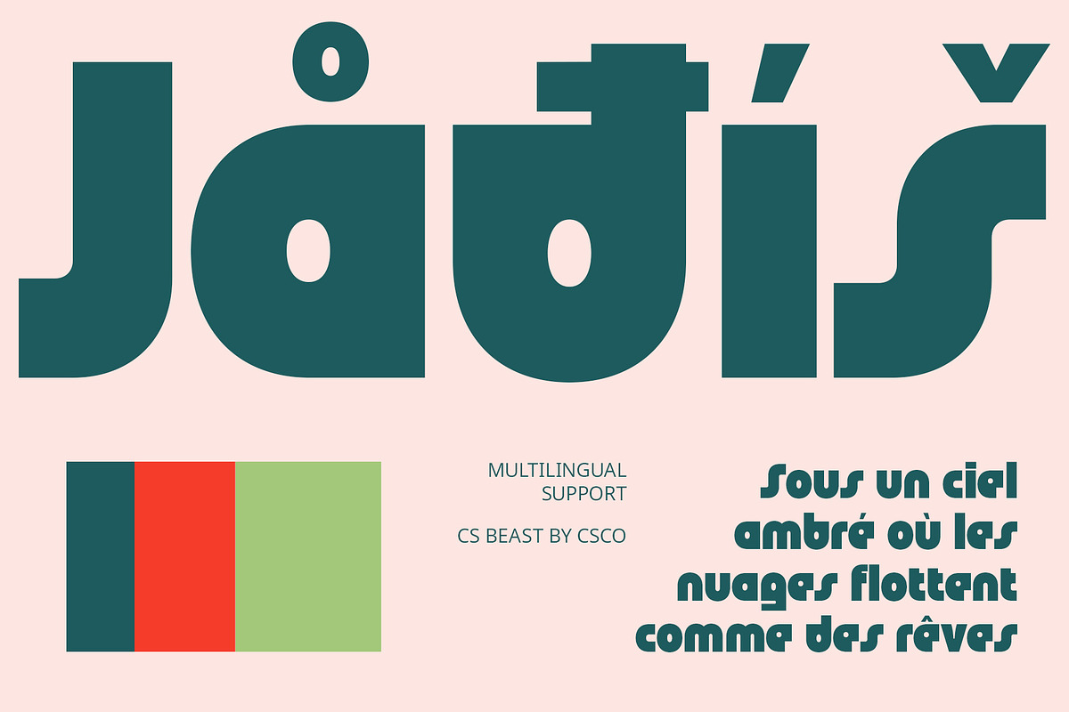 CS Beast – Bold Font, a Sans Serif Font by Craft Supply Co. (Photo 5 of 8)