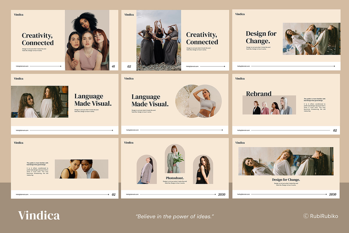 Vindica - Creative Keynote Template, a Presentation Template by rubirubiko (Photo 8 of 12)