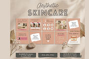 Aesthetic Skincare Social Media Kit, a Social Media Template by FusionadCreates (Thumbnail 2 of 7)
