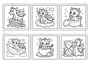 Dragons Coloring Book KDP, an Animal Illustration by Ink Gallery (Thumbnail 7 of 9)