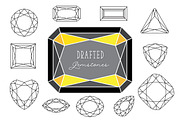 Gems- Hand-drawn & Precise Drafted, an Illustration by becky nimoy (Thumbnail 4 of 4)