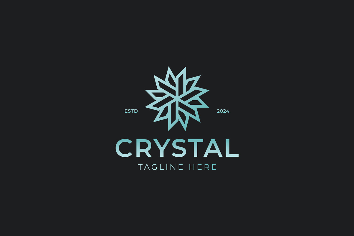 Crystal Abstract Sign Logo Icon, a Branding & Logo Template by Signatoro (Photo 2 of 2)