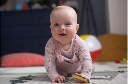 six months old caucasian baby on the, a Person Photo by Koldunova
