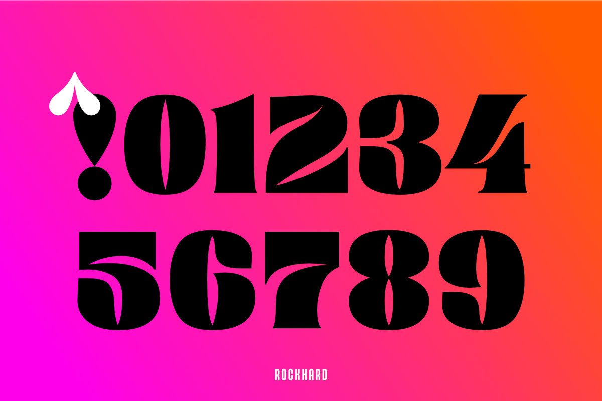Rockhard - A Display Typeface, a Serif Font by Silverdav (Photo 8 of 10)