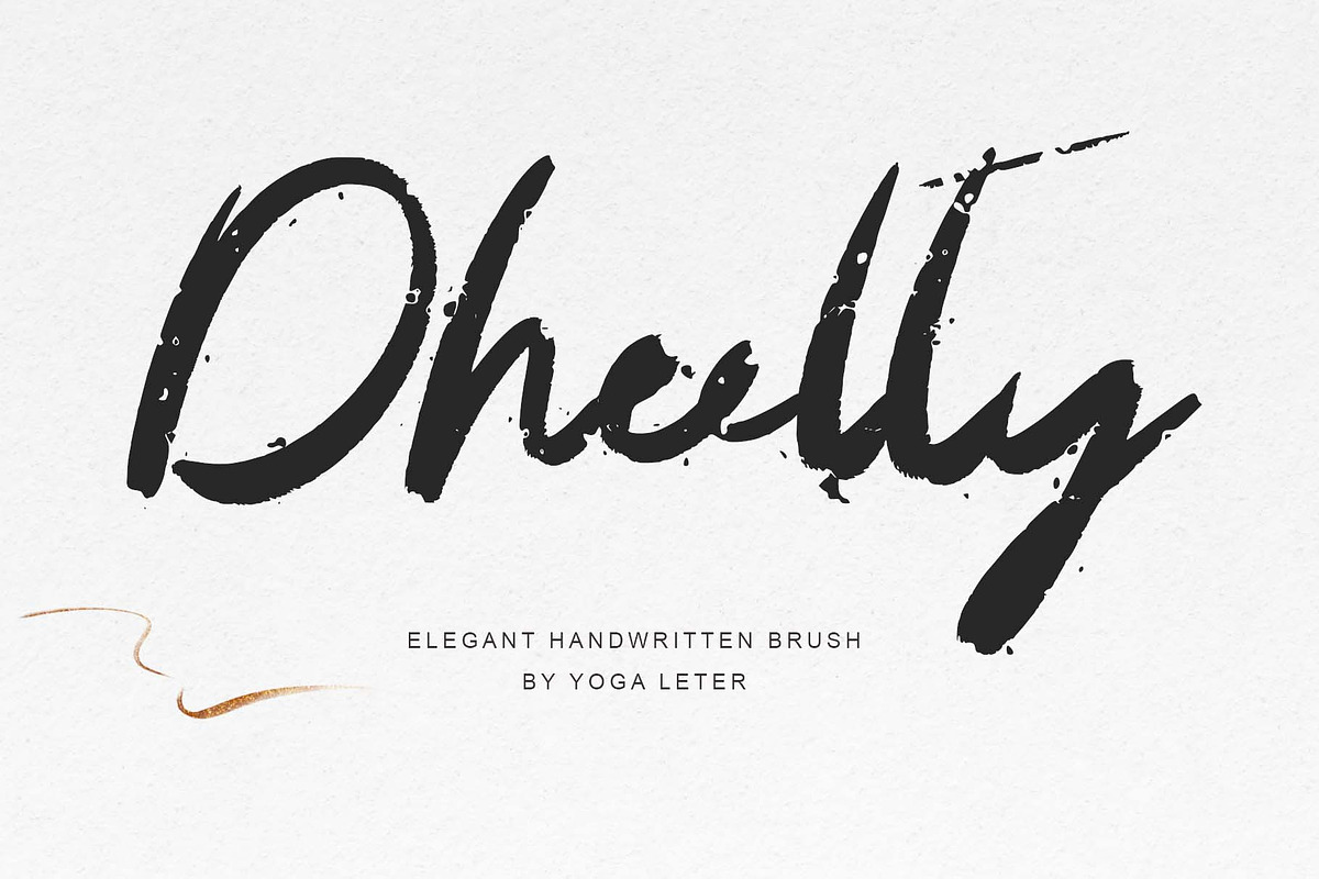Brush Font Bundle, a Handwritten Font by Yoga Letter (Photo 5 of 9)