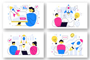 10 Business Startup Illustration, a Finance Illustration by denayunebgt (Thumbnail 3 of 4)
