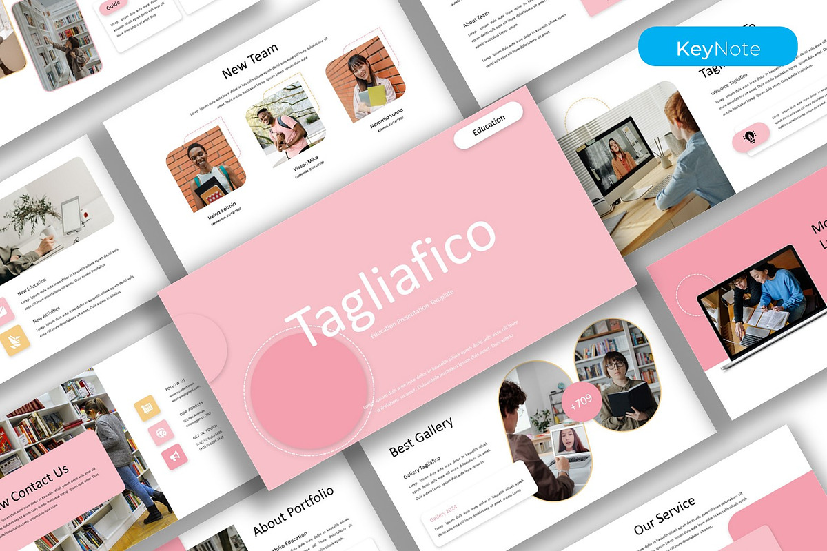 Tagliafico – Education Keynote, a Presentation Template by kreatifreya (Photo 1 of 5)