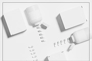 Pill Bottle Packaging Mockup Set, a Packaging Mockup by Mego-studio (Thumbnail 10 of 10)