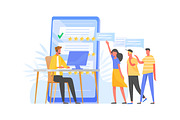 Customer support concept, a Technology Illustration by Good Studio (Thumbnail 2 of 3)