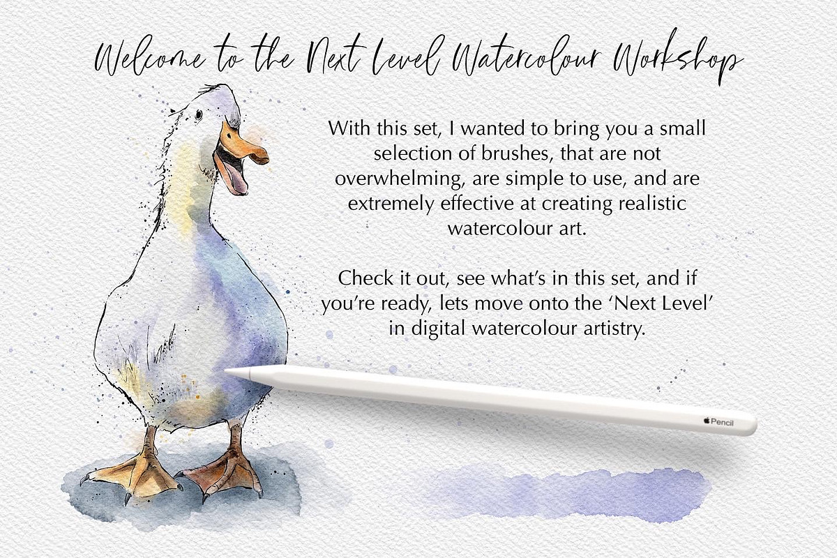 Next Level Watercolour Workshop, a Brush Add-On by SketchWerx (Photo 2 of 21)