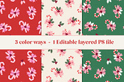 Jolly Candy cane Christmas Pattern, a Pattern Graphic by Schatzi Graphik (Thumbnail 2 of 9)