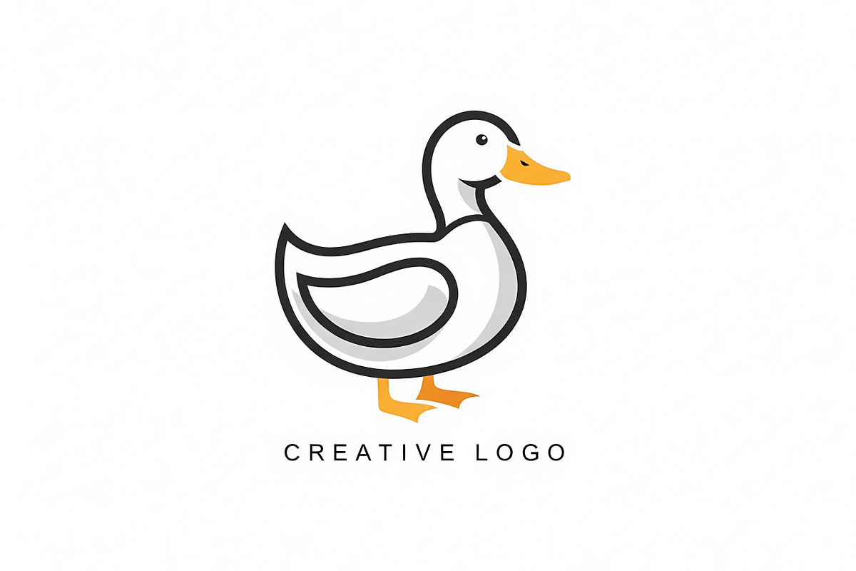 Cute Minimal Duck, a Branding & Logo Template by Logocreative (Photo 2 of 2)