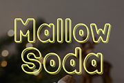 Retro rounded font - Mallow Soda, a Handwritten Font by ZoloDesignHub (Thumbnail 9 of 9)