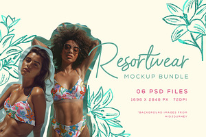 Resortwear mockup bundle - 06 psds