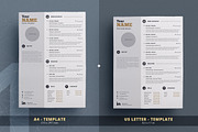 Clean Resume/Cv Template Volume 1, a Resume Template by TheResumeCreator (Thumbnail 4 of 6)