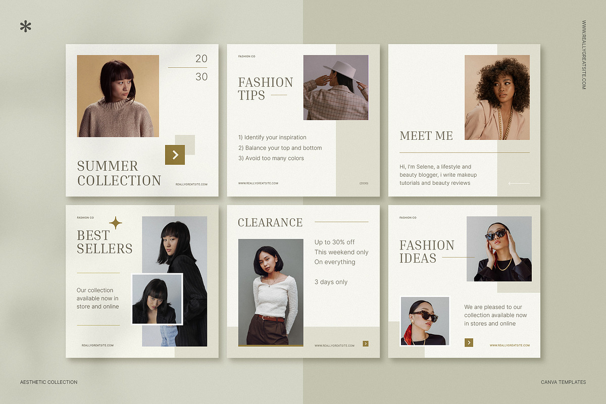 Instagram Posts Canva Templates, a Social Media Template by Vasya Kobelev (Photo 6 of 8)
